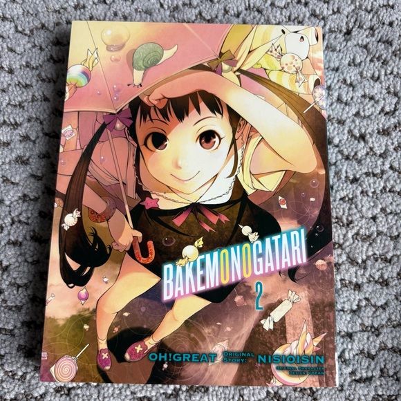 Bakemonogatari manga by Nisioisin, volumes 1-4 - Picture 4 of 7